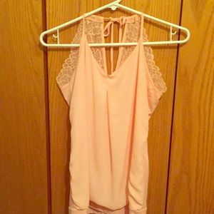 Maurices pale pink/ light coral tank